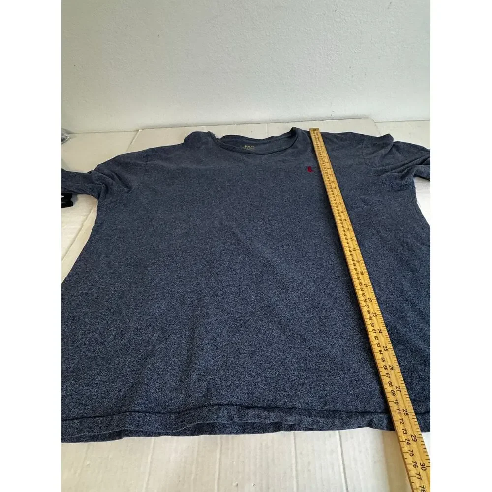 Polo Ralph Lauren Men's Long Sleeve T-‎ Shirt Heather Blue Size XXL